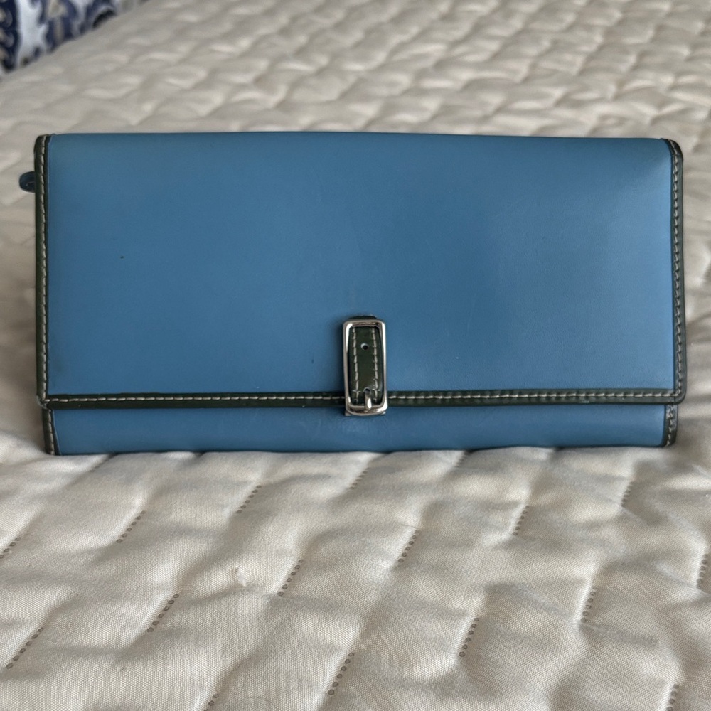 Vintage Coach French Calfskin Leather Wallet